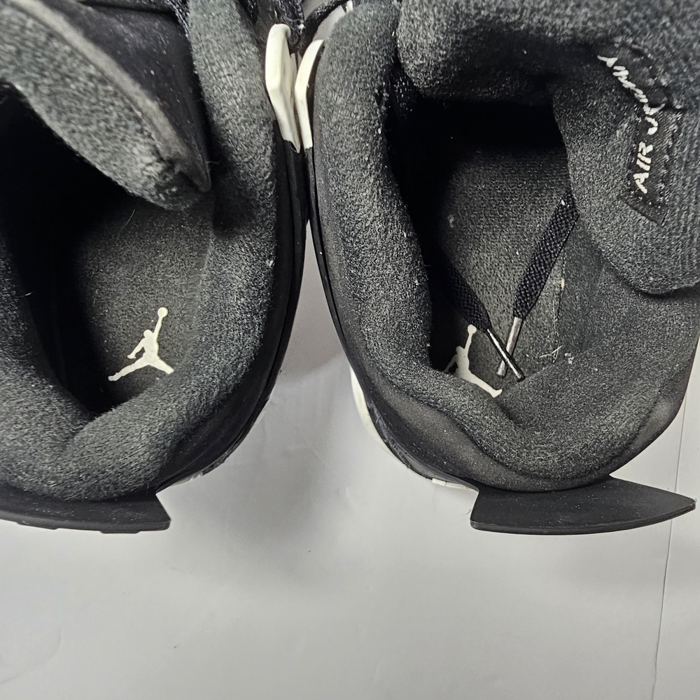 Air Jordan 4 Retro White Thunder (GS) Black/White-Black FQ8213-001 Size 7Y - Picture 10 of 14